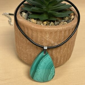 Pendentif malachite