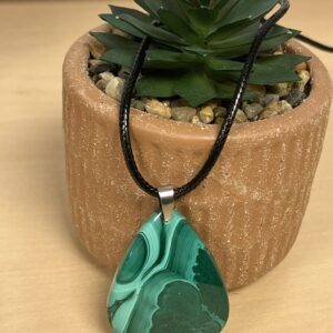 Pendentif malachite