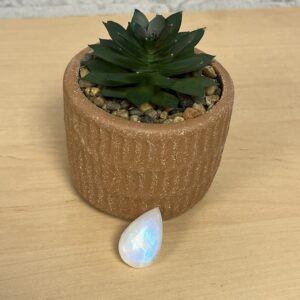 Pendentif péristérite / labradorite blanche